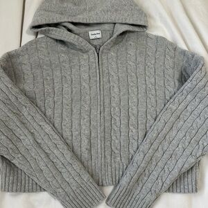 ARITZIA Cable Knit Hoodie